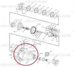 Правый чулок моста (корпус моста) CATERPILLAR [ 156-2571, 1562571 ] для CAT 416, 422, 428, 432